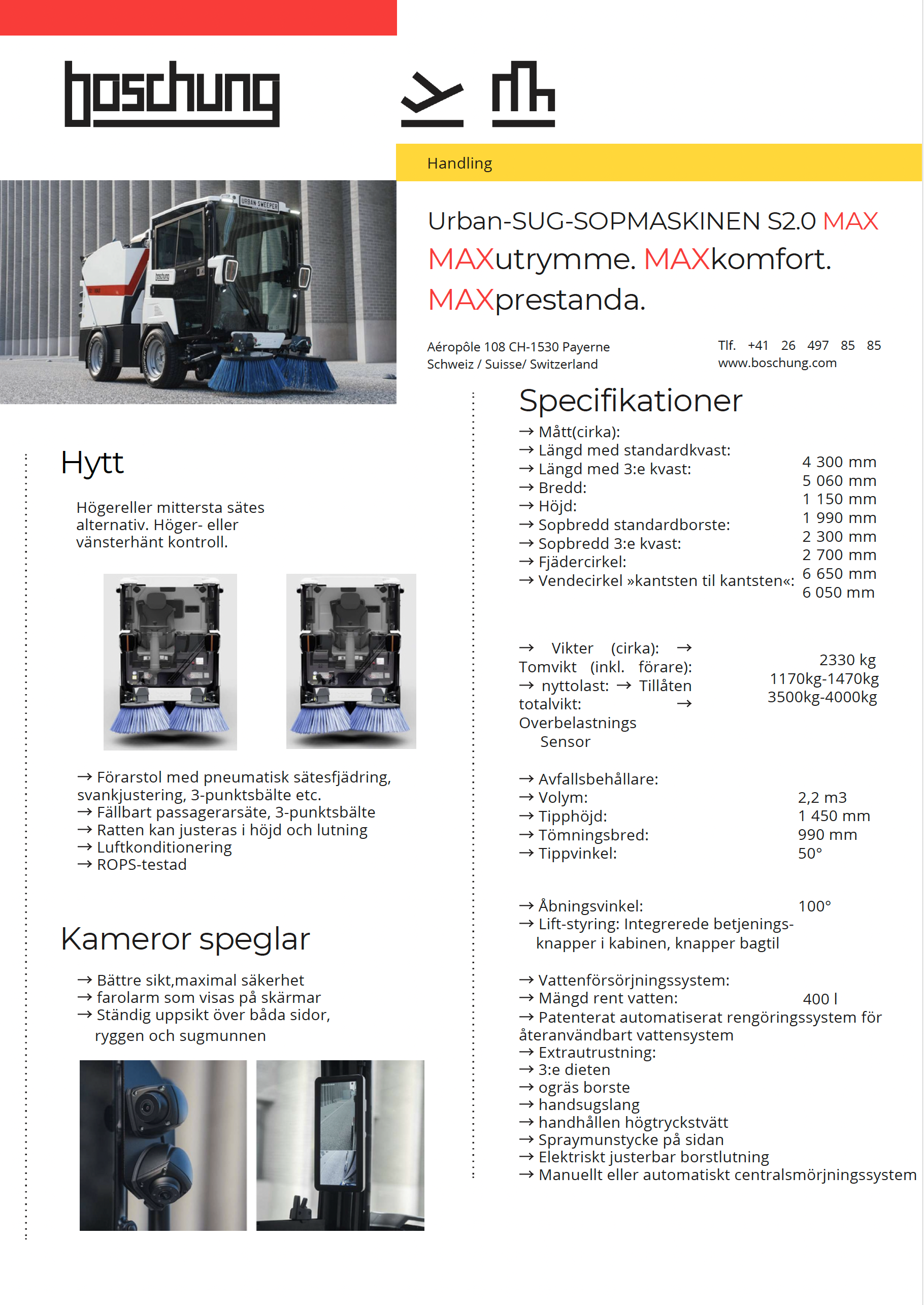Boshung Katalog Urban Sweeper S2.0 MAX